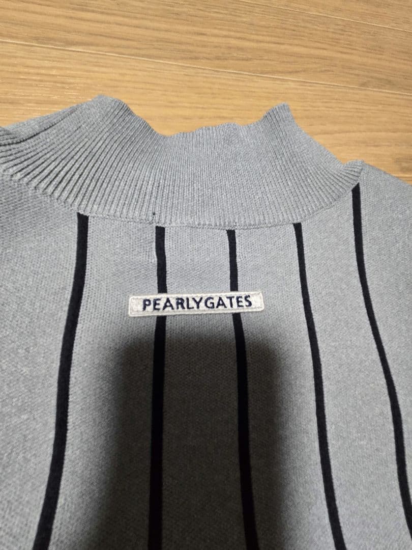 ❣️美品❣️PGパーリーゲイツモックネック、ニット素材のワンピース★サイズ1
