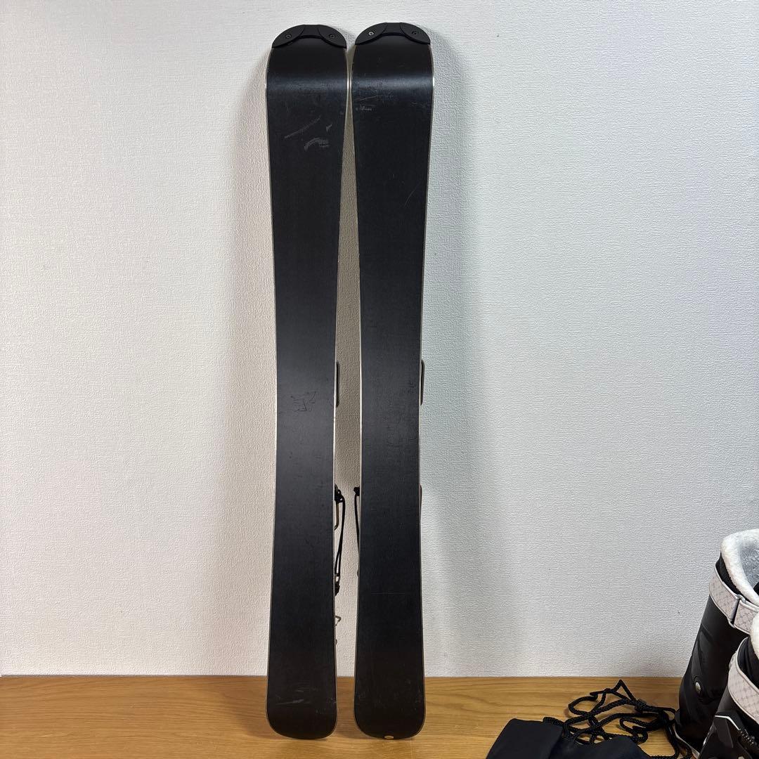 美品　レディースショートスキーセット　迷彩 LANGE 24-24.5cm