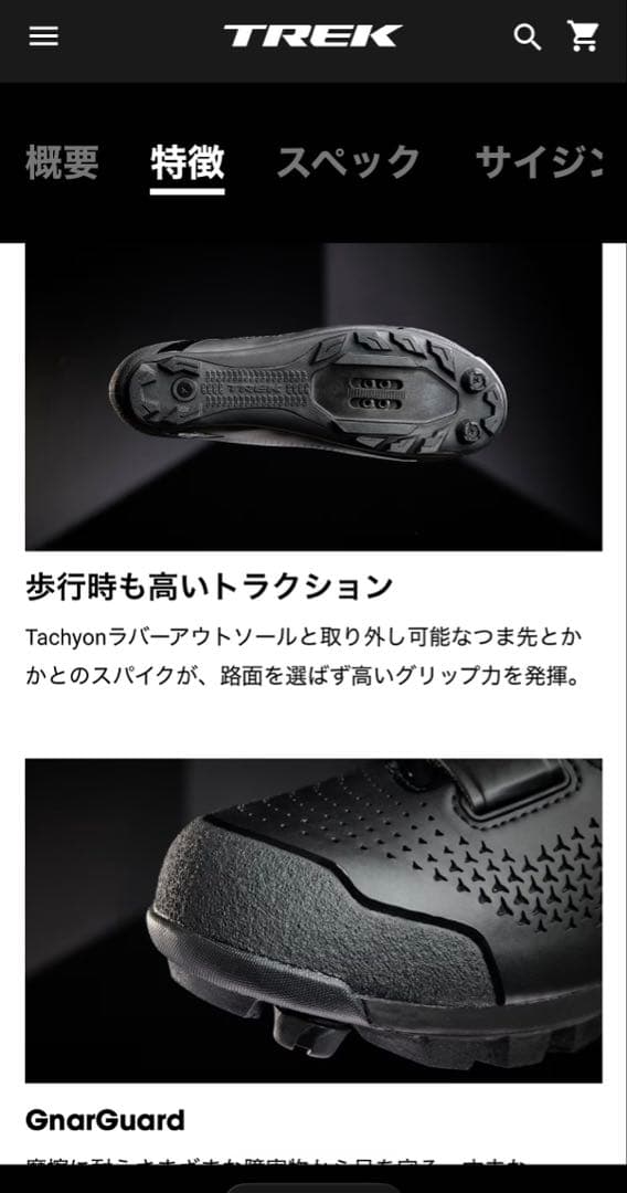 Trek Forayマウンテンバイクシューズ　42サイズ(27cm)