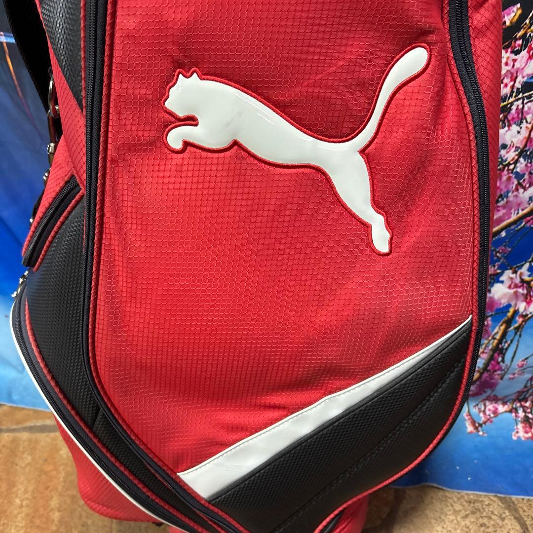 寶BX-1234 PUMA プーマ キャディバッグ 軽量 レッド/ブラック
