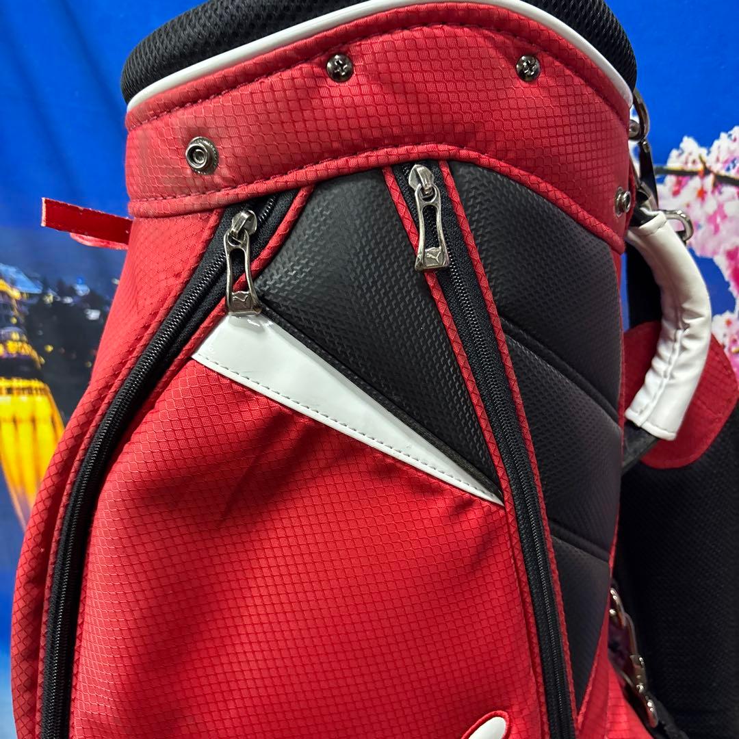 寶BX-1234 PUMA プーマ キャディバッグ 軽量 レッド/ブラック