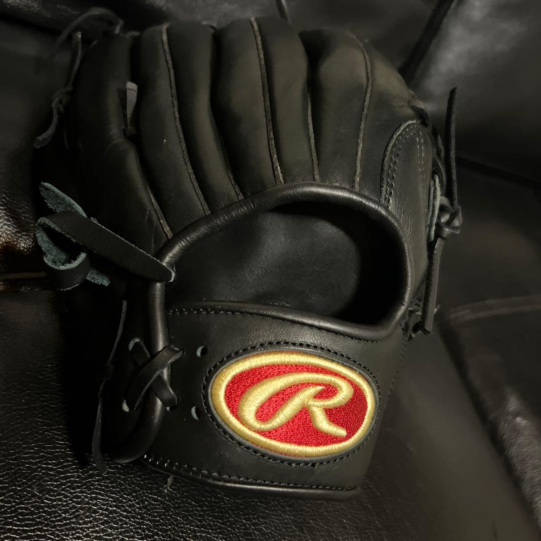 Rawlings 大人用　軟式グローブ 外野手　オールラウンド　黒　美品