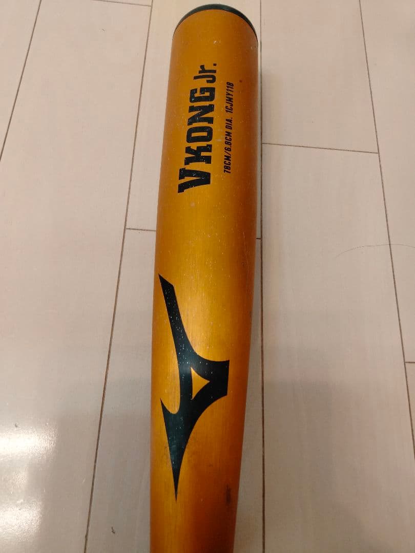 ミズノ V-KONG Jr. 少年軟式用バット 78cm ゴールド