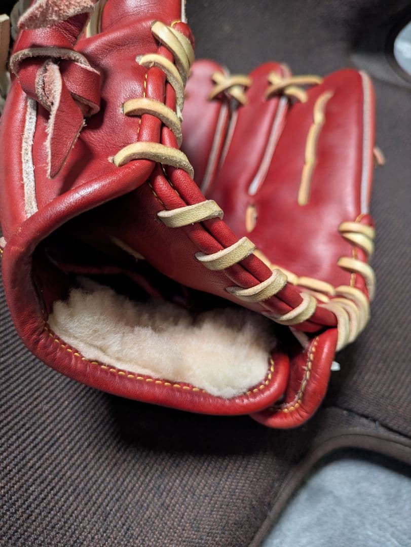 MizunoPro classic クラシック 赤 軟式用