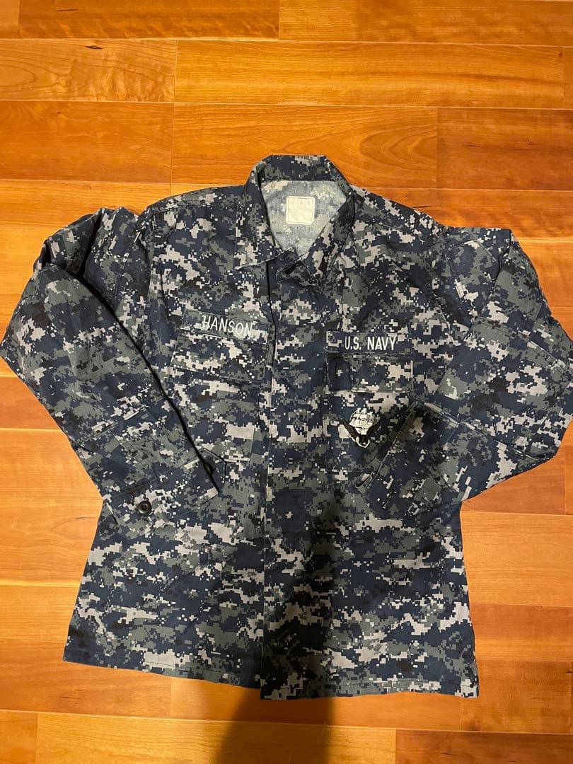 U.S. NAVY 迷彩セットアップ　キャップ