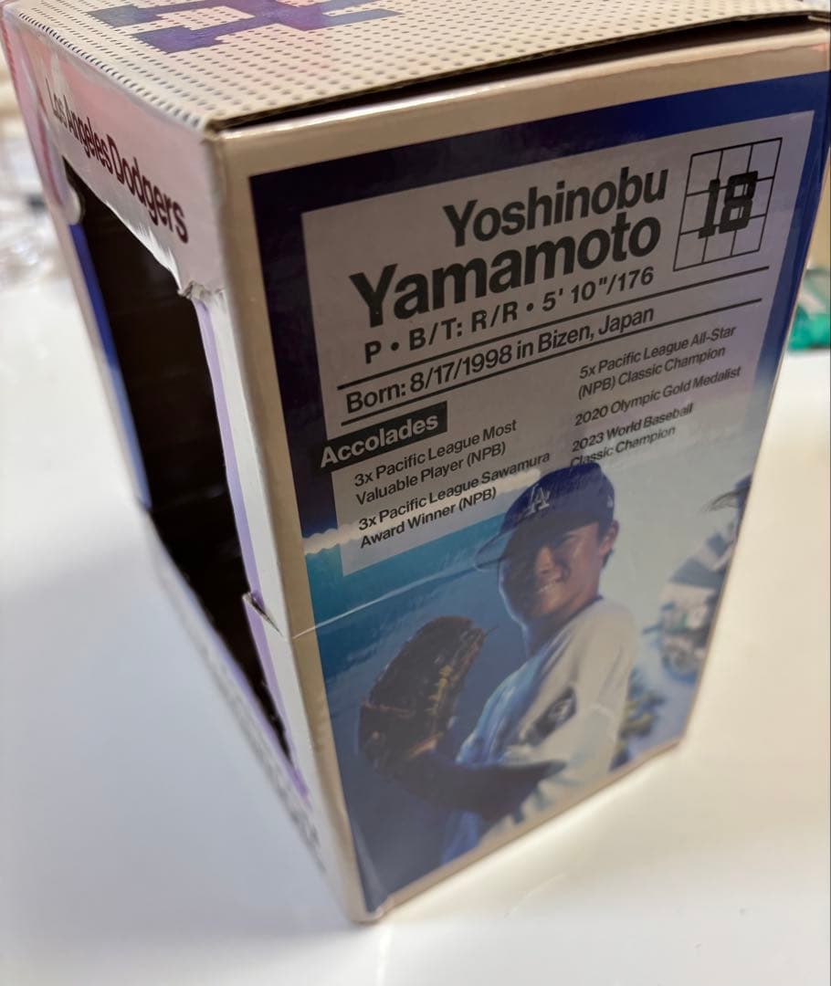 山本由伸 ボブルヘッド 人形 ドジャース