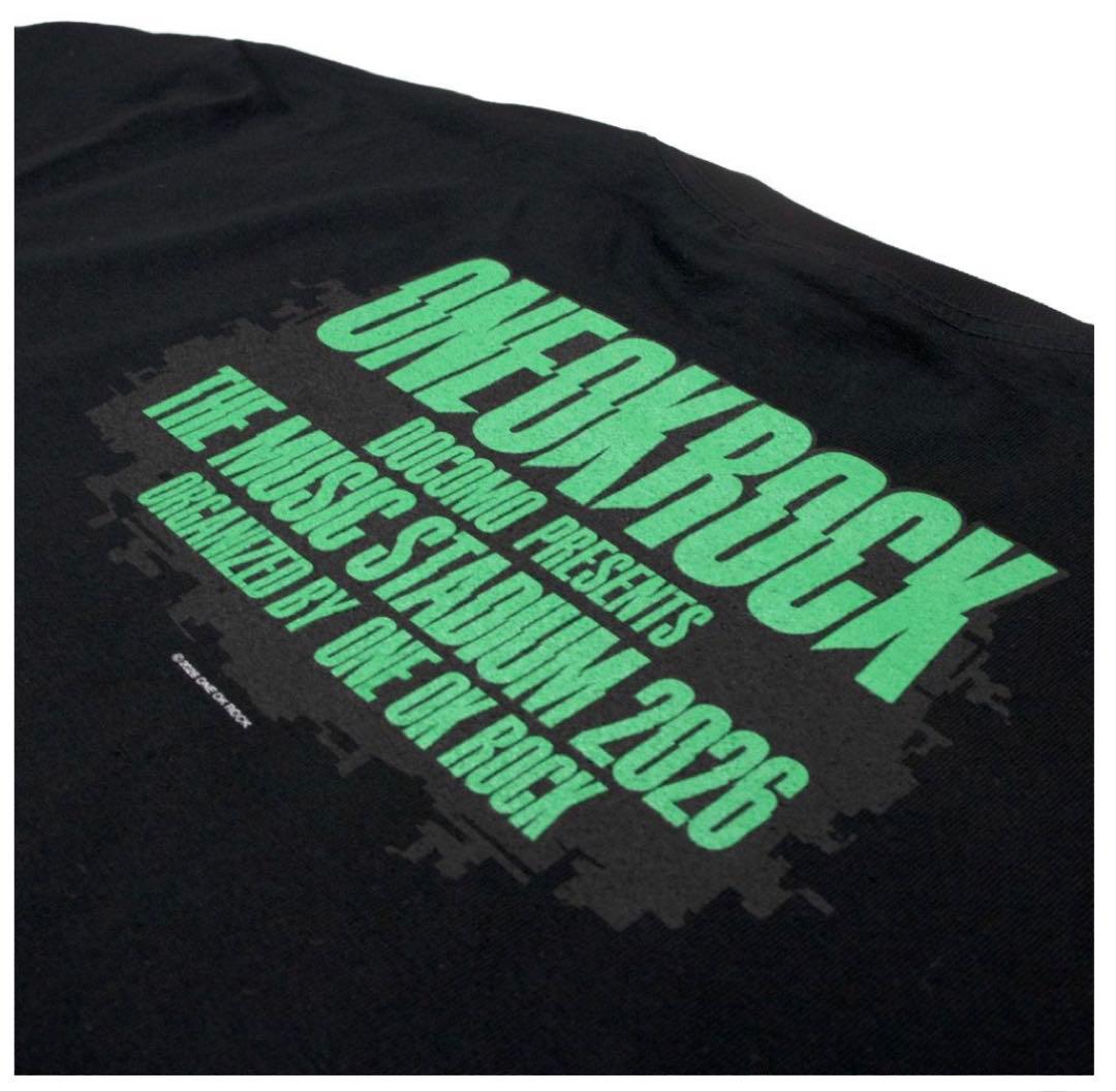匿名配送　ONE OK ROCK 2026 TMS Tシャツ-A / BLACK