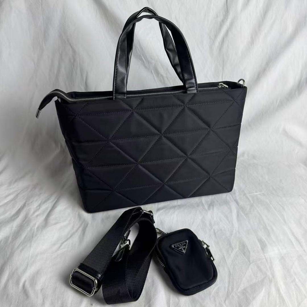 PRADA ノベルティ ミニ トートバッグ 斜めがけショルダー ナイロン