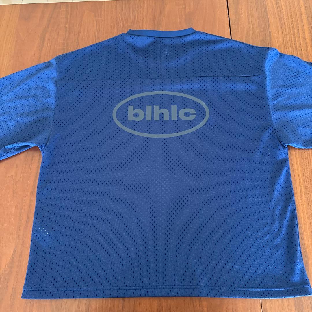 【ballaholic】 blhlc Oval Logo Mesh Tee