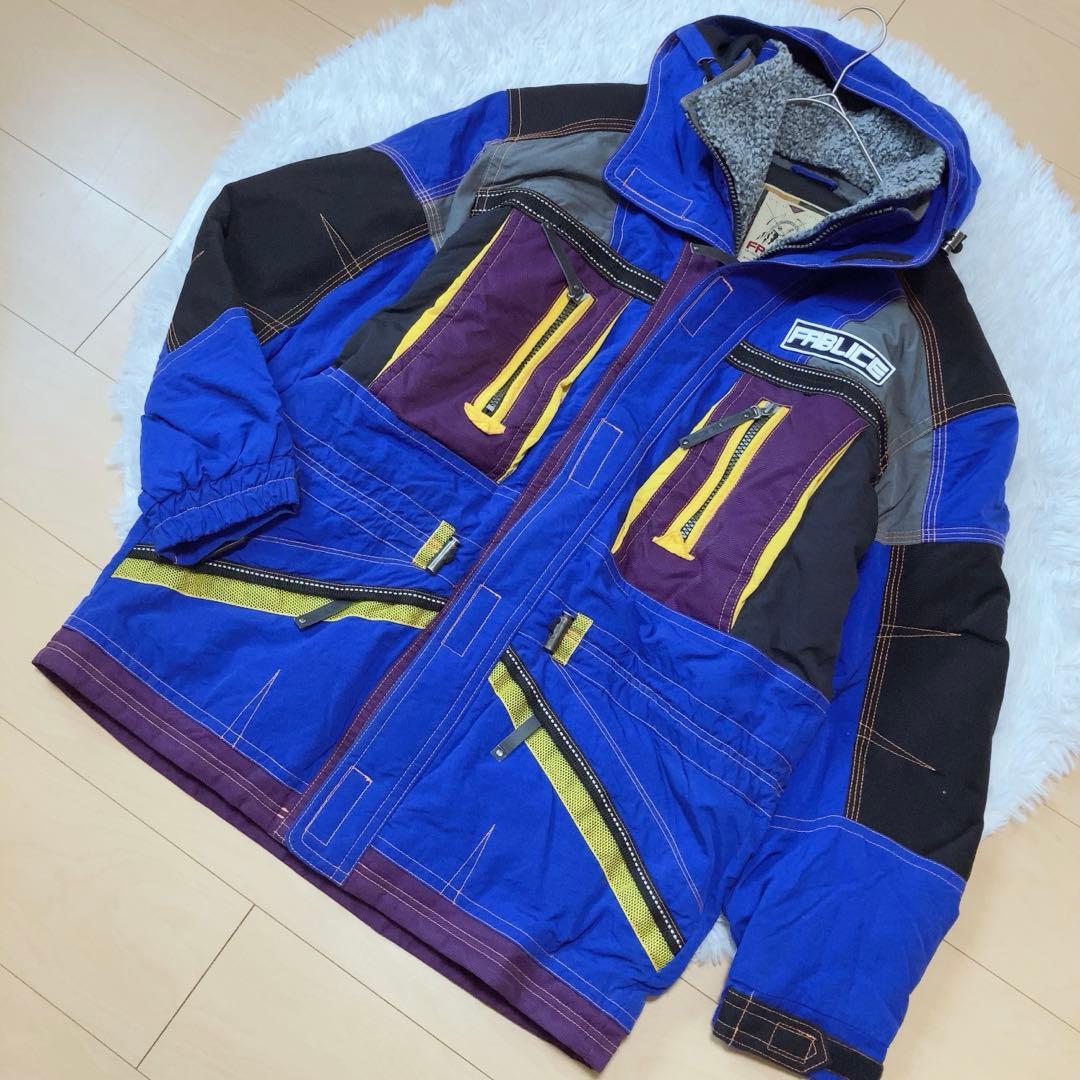 ファブリス⭕️スノーボードジャケット　スキー　希少　ウェア　中綿　メンズ　EL
