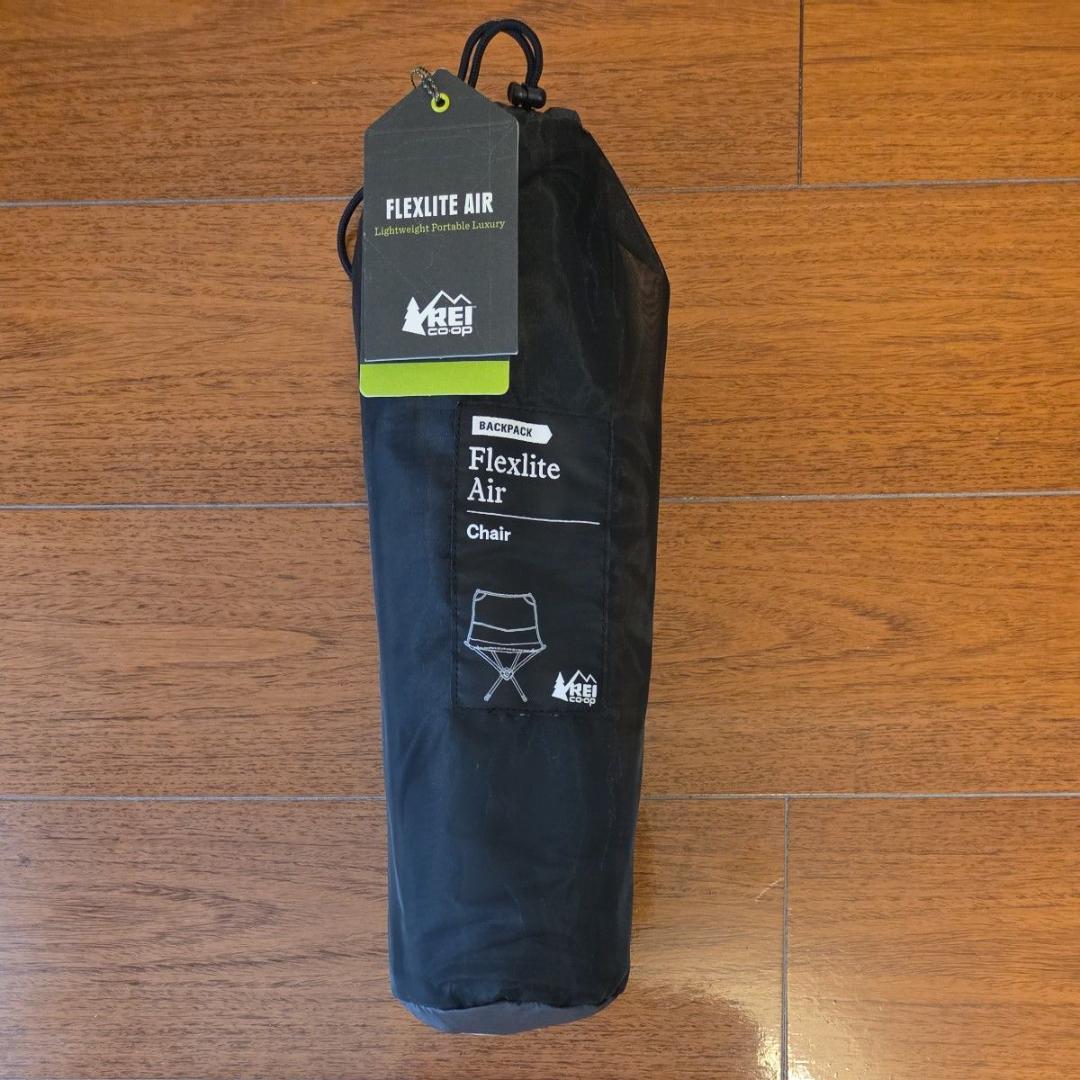【屋外未使用】REI Flexlite Air Chair（超軽量454g）