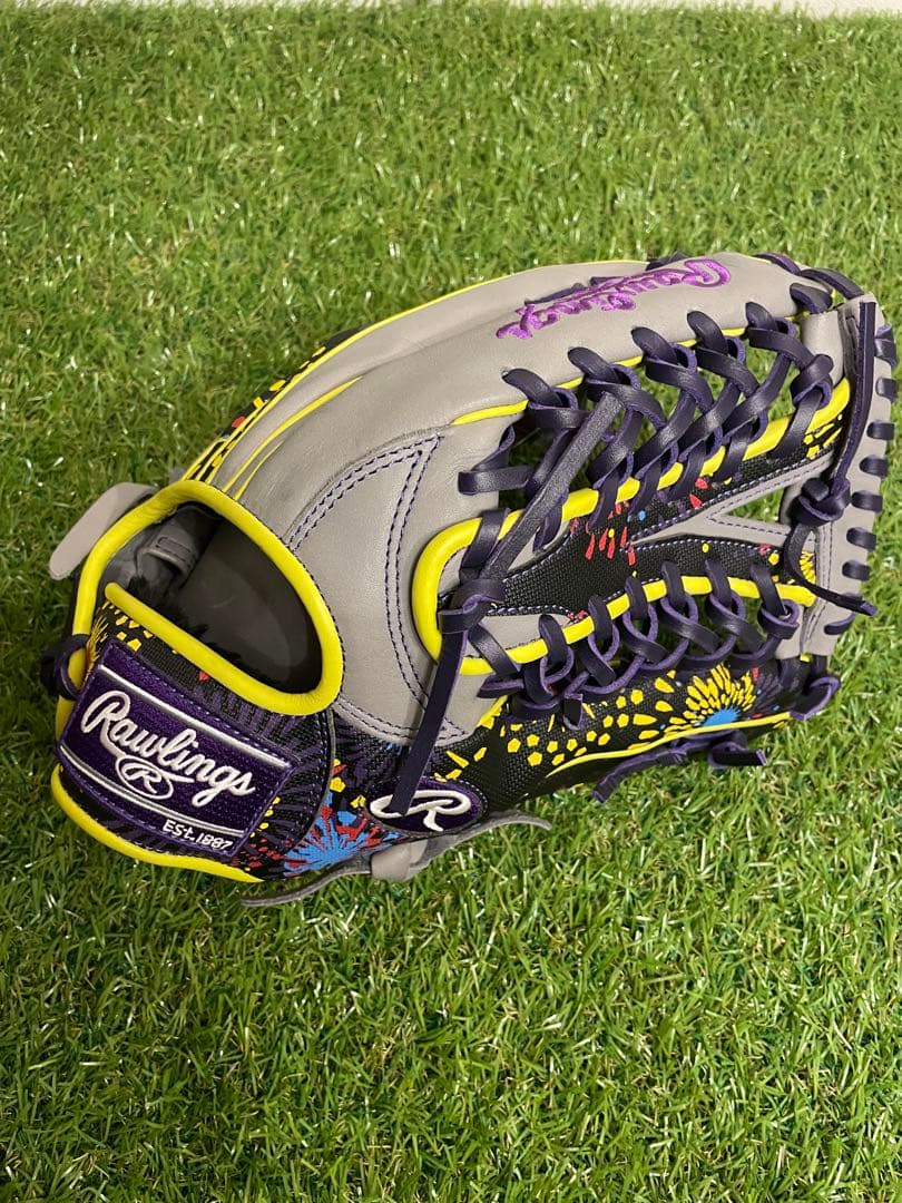 新品　ローリングス　軟式 HOH GRAPHIC 外野　サイズ 13 グレー