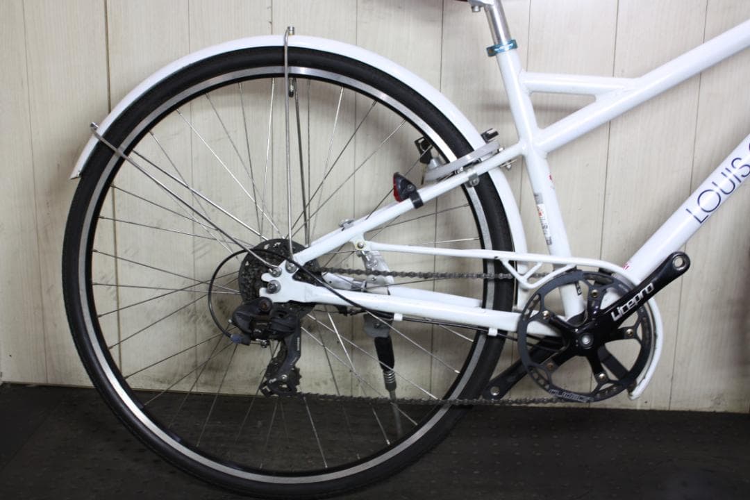 ルイガノマルチウェイ 27インチ7速 440mm LED仕様クロス 白
