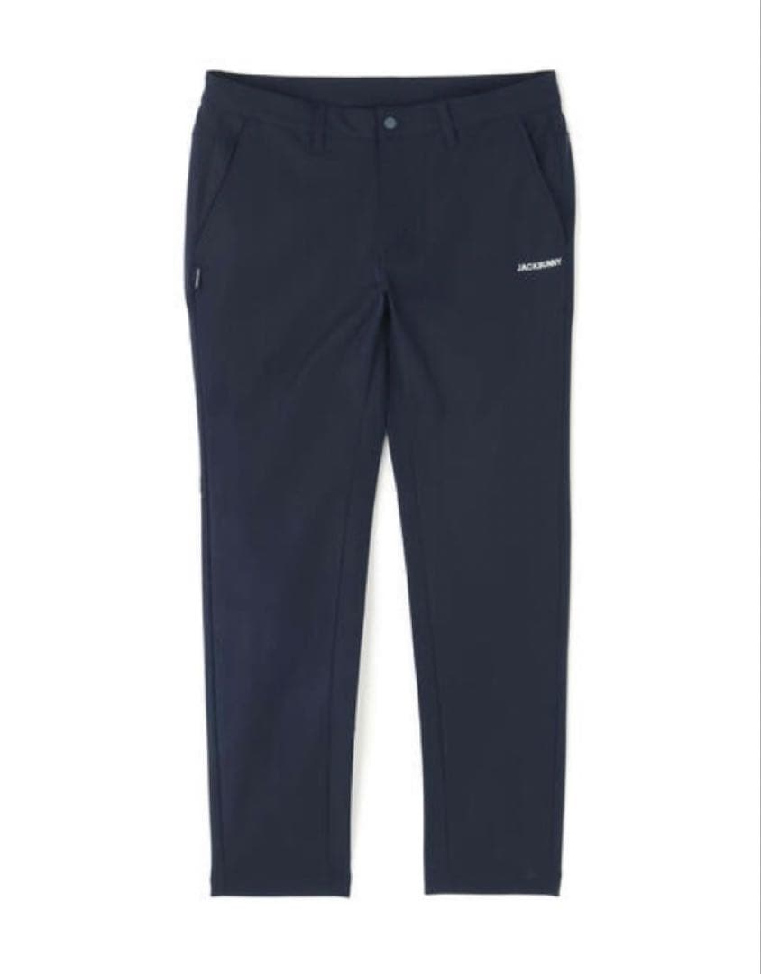 新品 パーリーゲイツ ジャックバニー ポリエステルツイル パンツ(4)M/紺