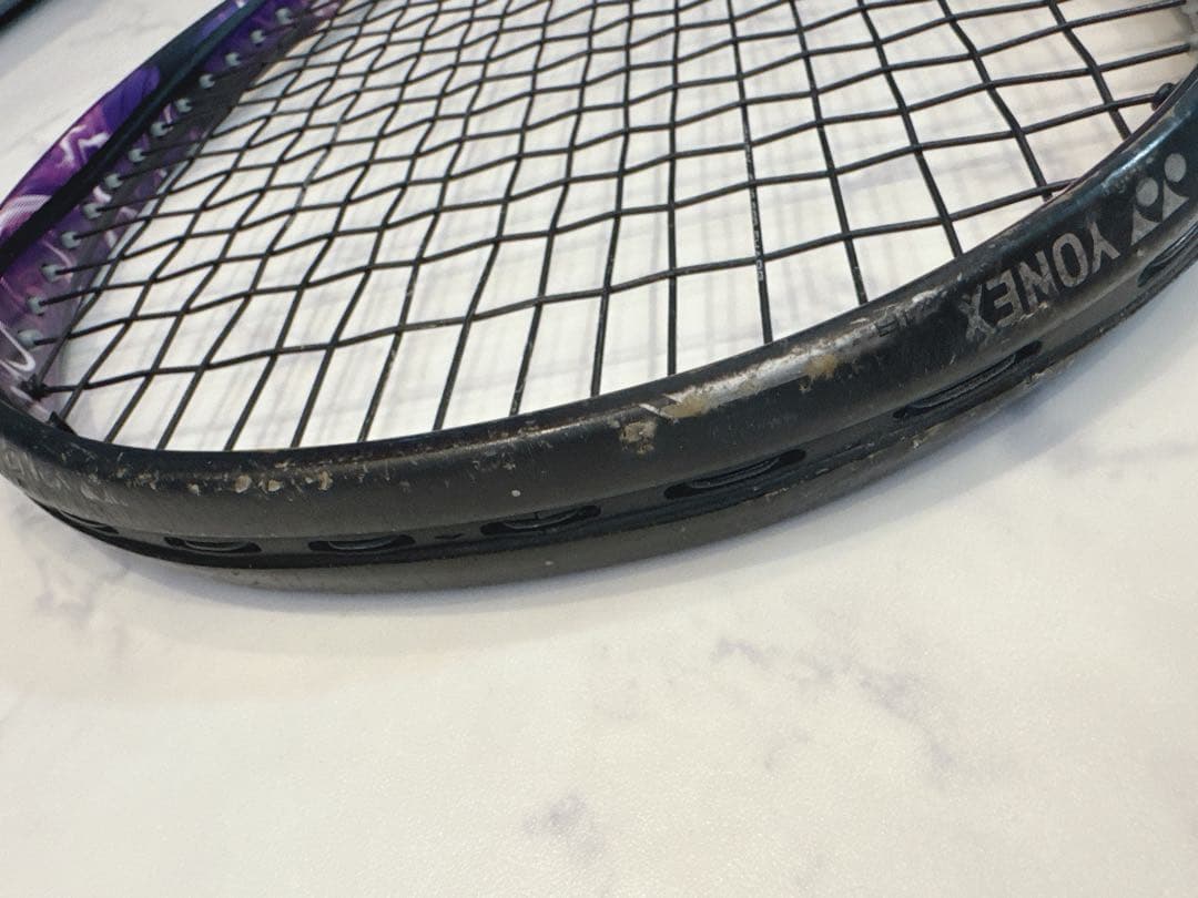【YONEX 】ソフトテニスラケット•ケース•ボール空気入れ付き