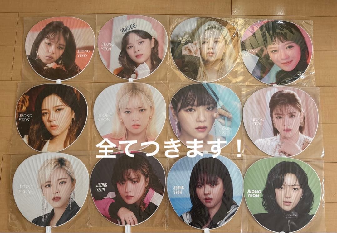 TWICE ジョンヨン うちわ 韓国 イメージピケット 全てつきます！