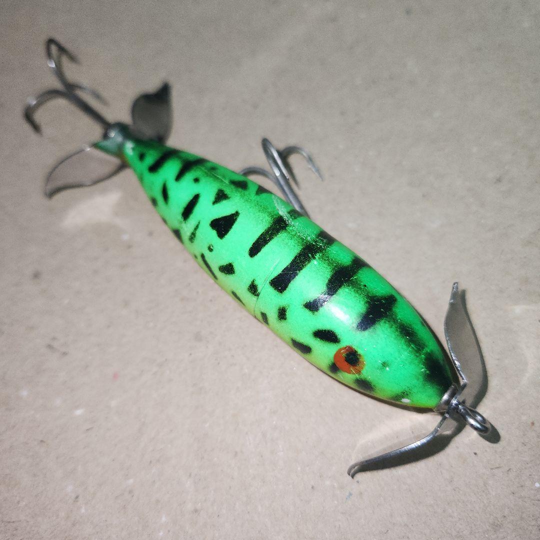 難あり★HEDDON☆80's WOUNDED-SPOOK GRA