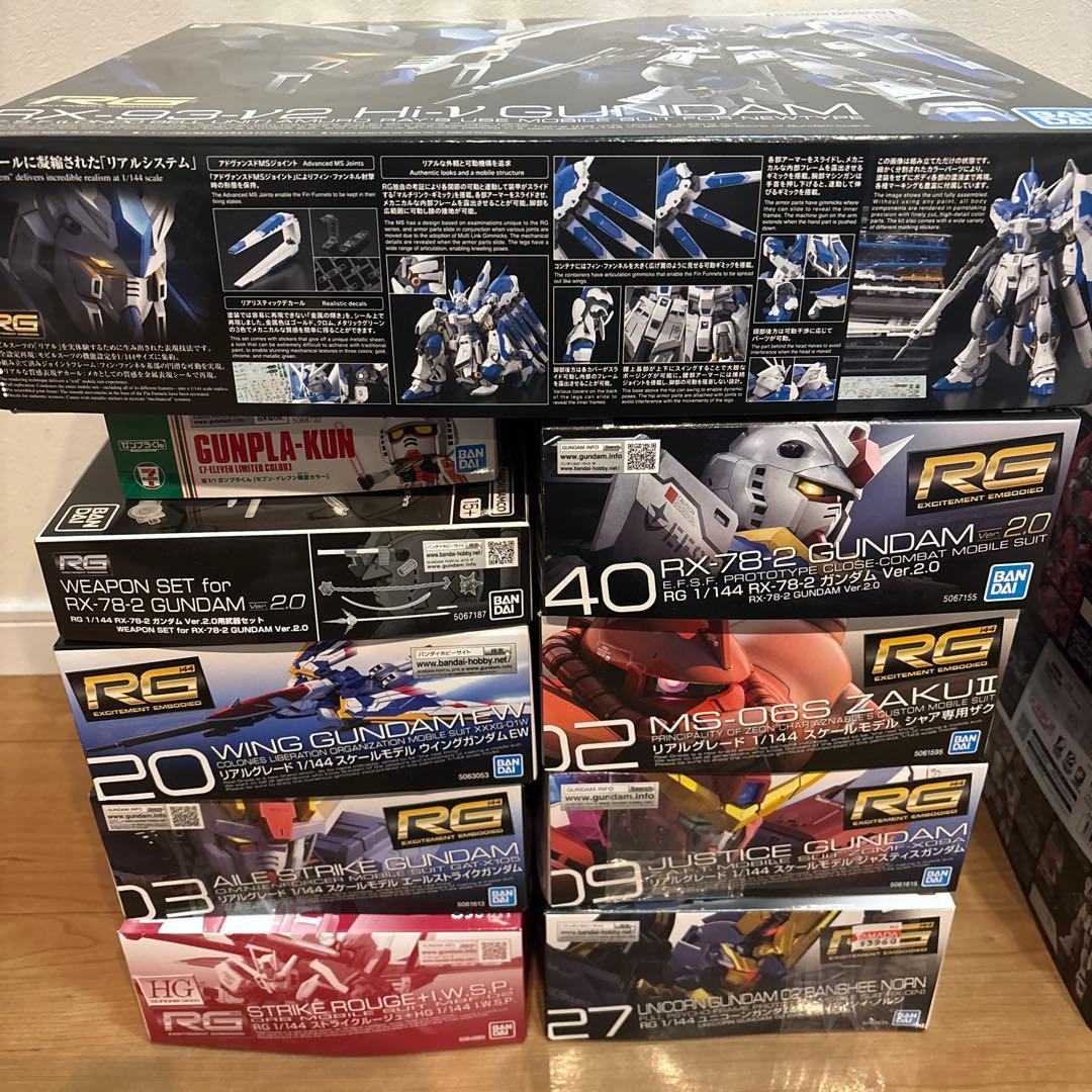ガンプラRGまとめ売り　16点