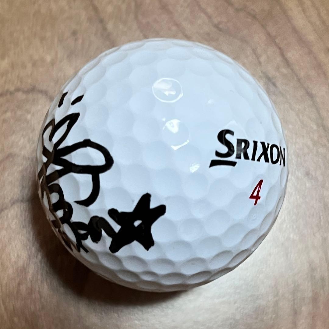 女子プロゴルフ　JLPGA 菅楓華プロ　直筆サインゴルフボール