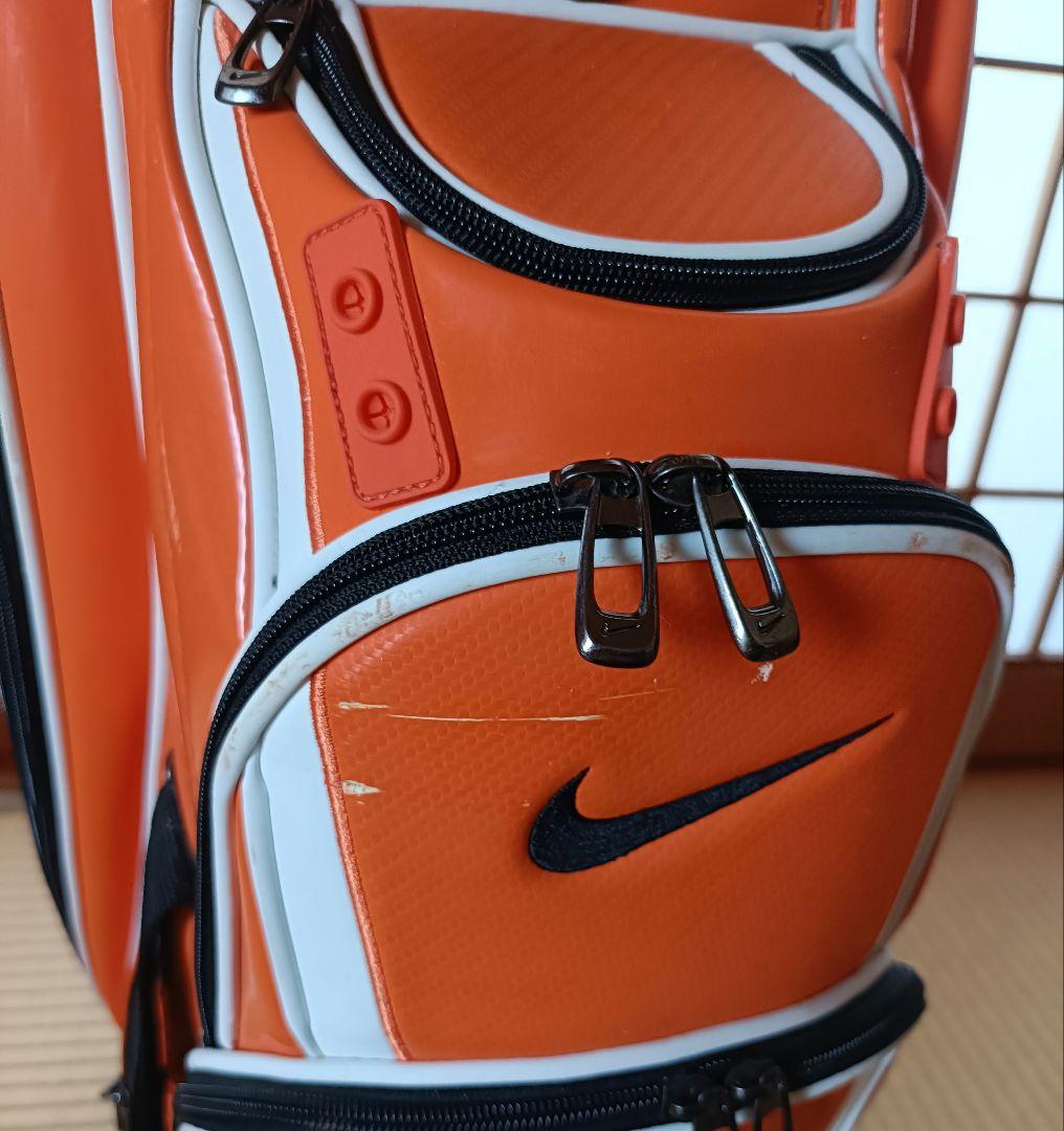 た*い様 ナイキ　NIKE GOLF ナイキゴルフ キャディーバッグ オレンジ色