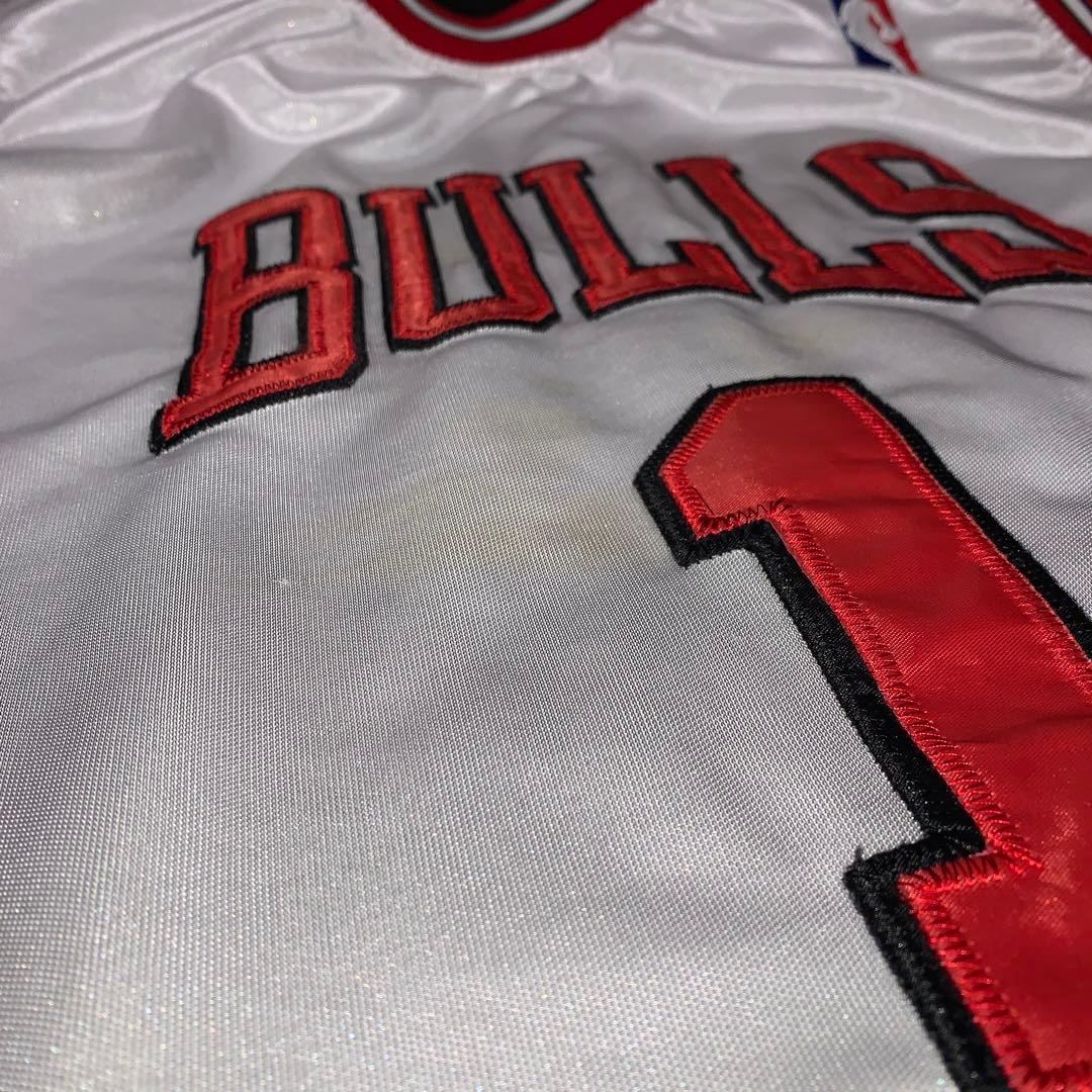 adidas NBA BULLS 54 ロゴ刺繍　オーバーサイズ　ストリート古着