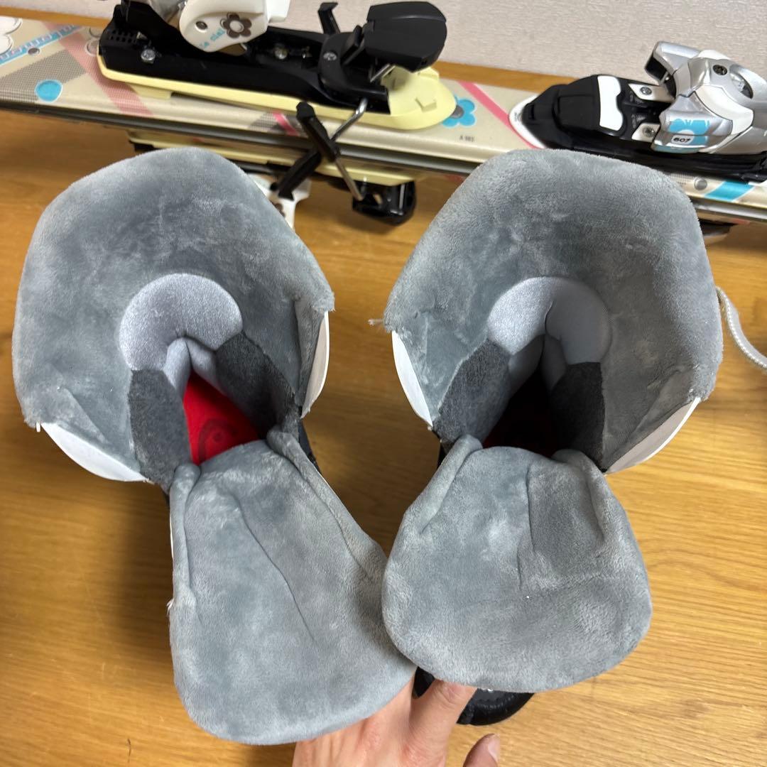 レディーススキーセット　head 23-23.5cm SALOMON 131cm