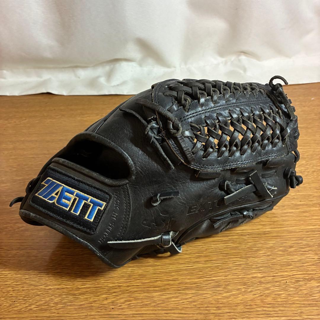 ZETT 一般軟式 グローブ グラブ 内野用 レアモデル 良品 三本指