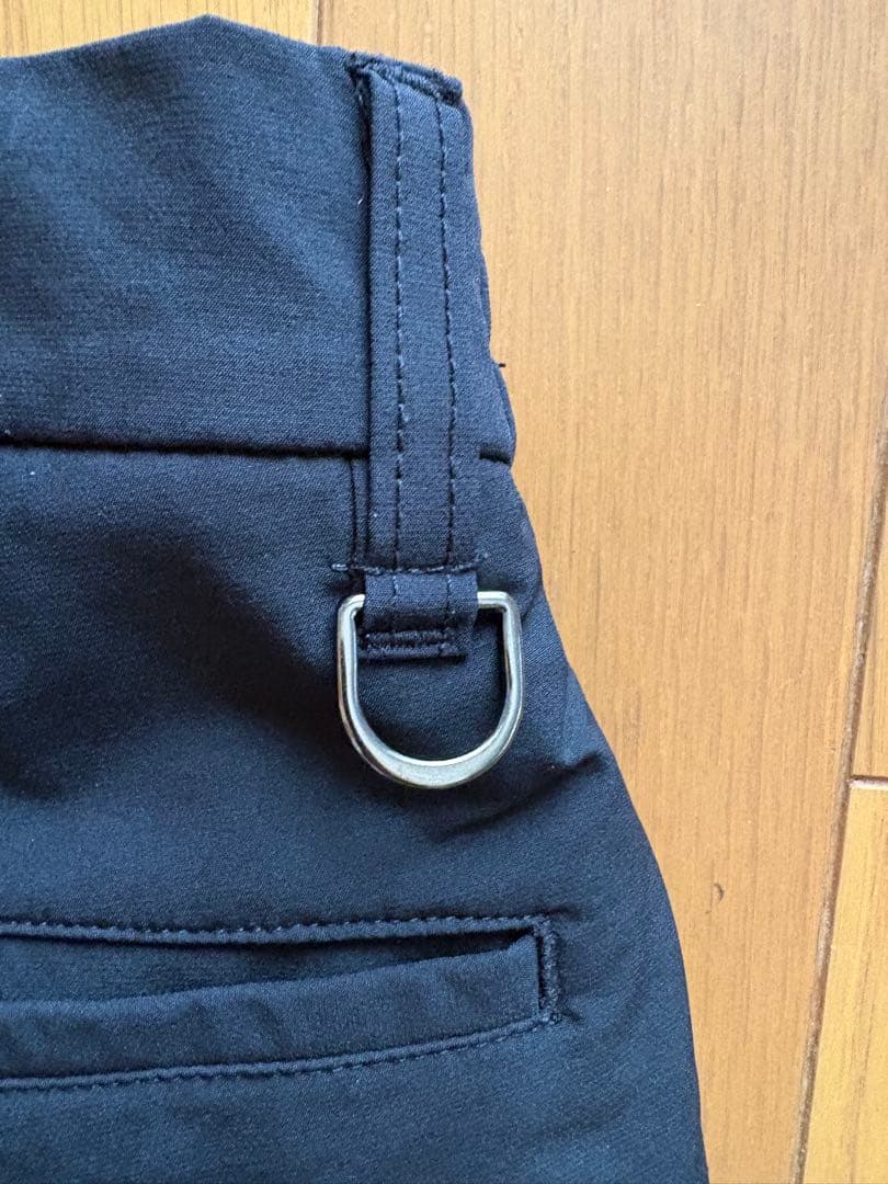 LUXE AKMPKUS ロゴ ブラックパンツ　サイズXL