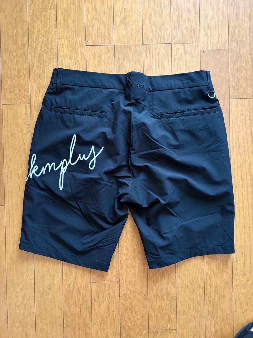 LUXE AKMPKUS ロゴ ブラックパンツ　サイズXL