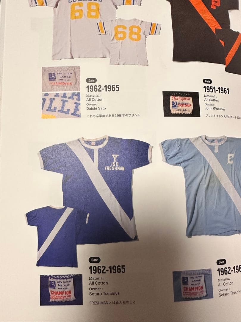Champion HOLY CROSS 69 XL ランタグ　古着フットボールT