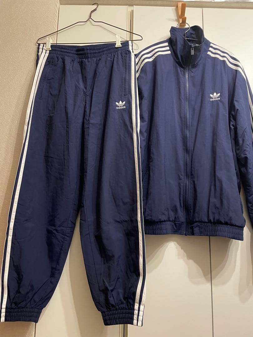 adidas ウーブン ファイヤーバード ナイロンジャケットパンツ