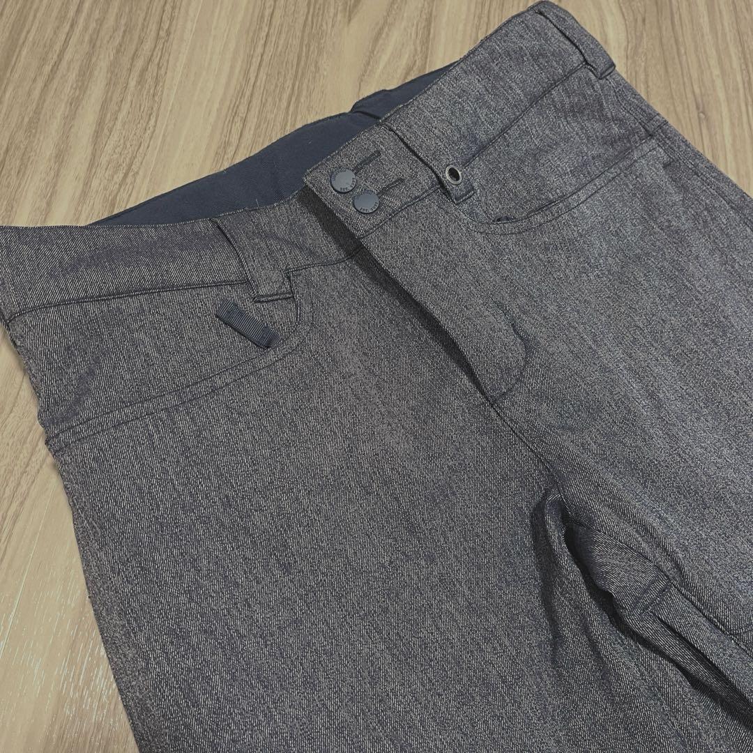 BURTON デニム スノーボードパンツ S レディース スキーウエア 美品