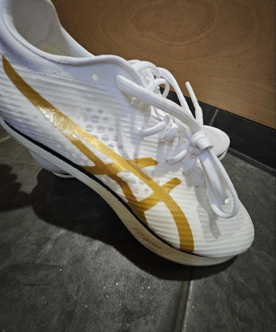 ASICS ジェットスプリント3 白ゴールド24cm