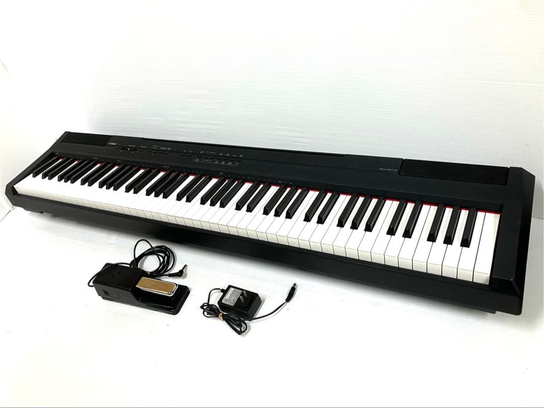 ◆YAMAHA ヤマハ◆88鍵 電子ピアノ P-105B ペダル付き 中古美品