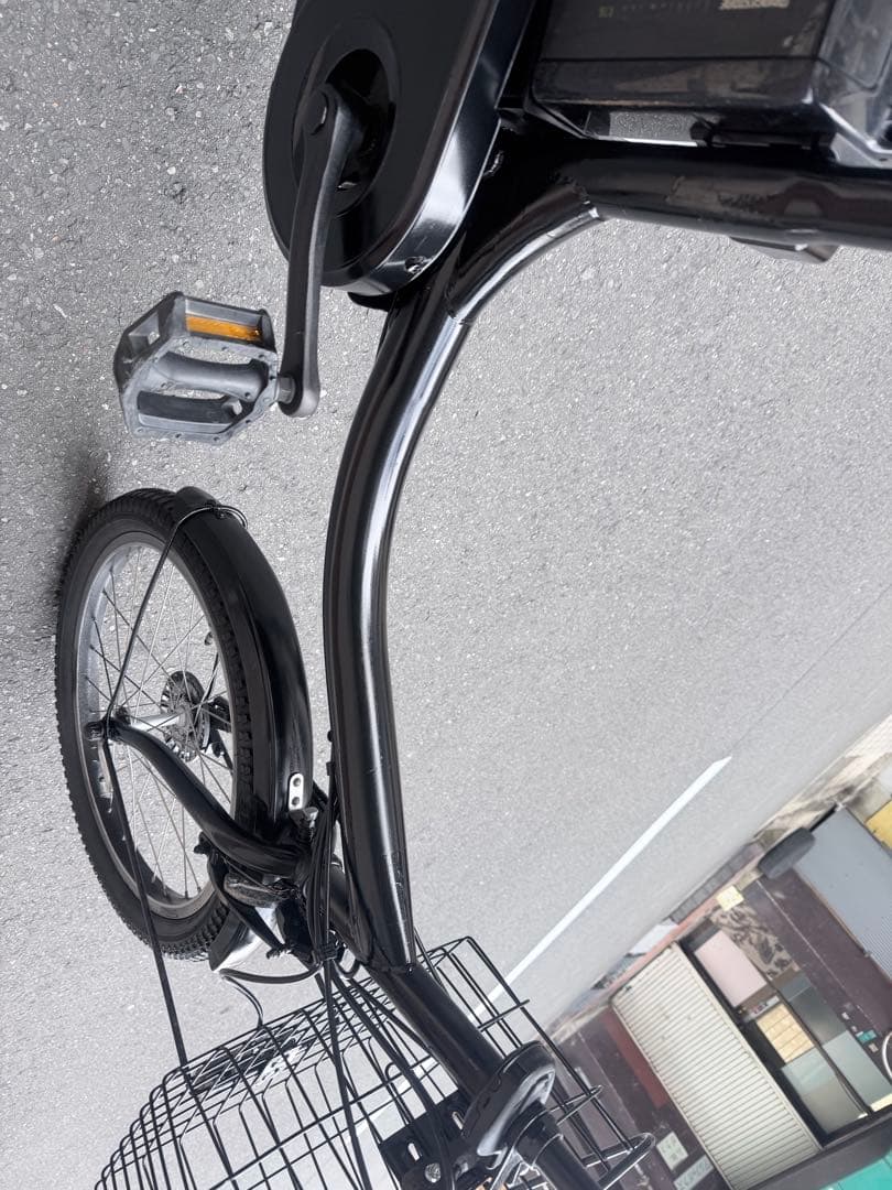 子供乗せ　ヤマハ　電動アシスト自転車 チャイルドシート付き ブラック