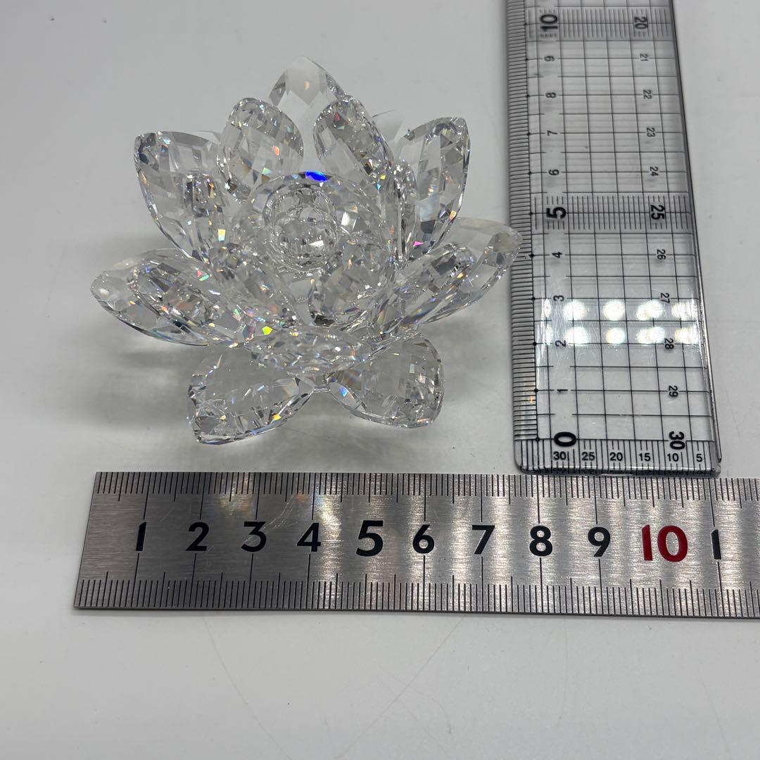 箱付き　スワロフスキー クリスタル　オブジェ　　キャンドルスタンド　NO.178