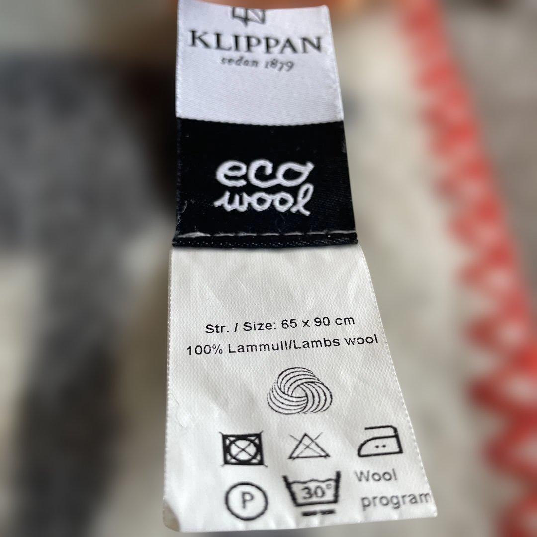 期間限定セール！KLIPPAN トナカイ　ミニブランケット　エコウール