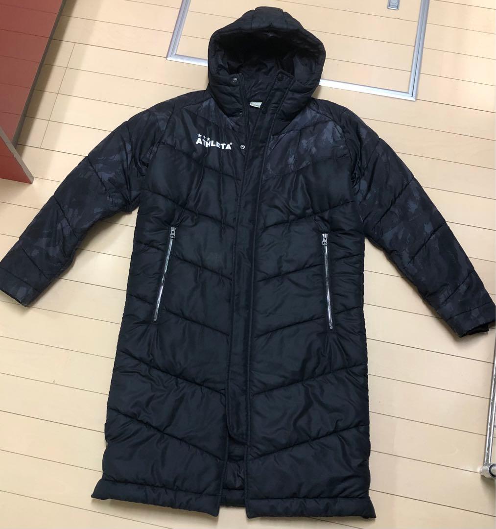 ◉価格相談可◉ATHLETA アレスタベンチコート　カモフラ迷彩柄風スポーツ観戦