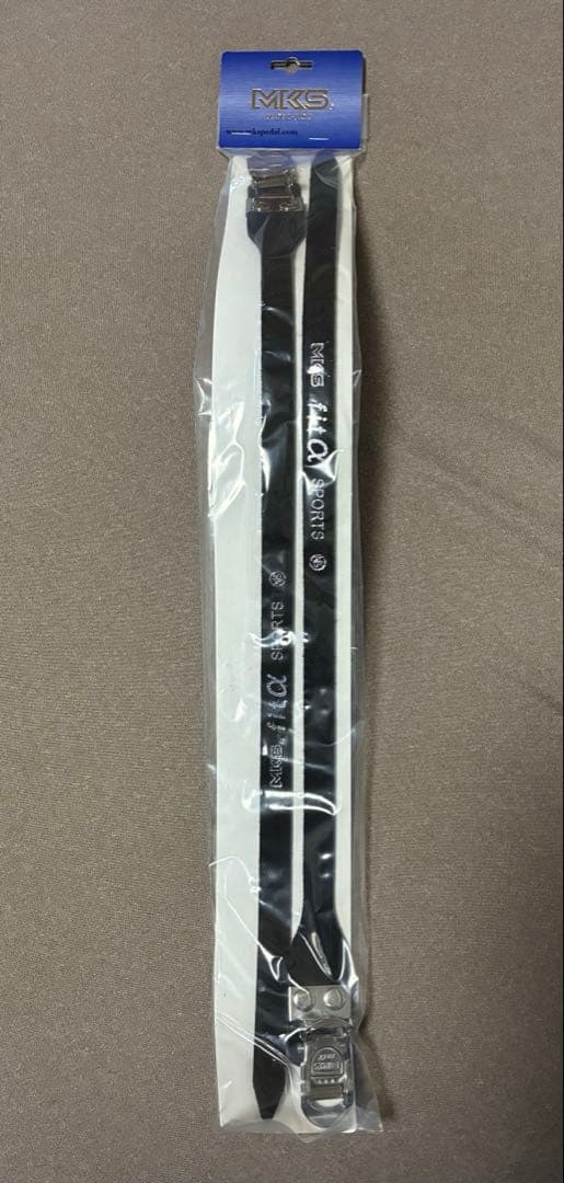 MKS FIT α SPORTS トゥークリップストラップ 黒