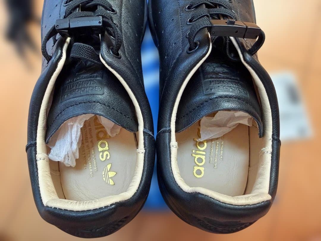 超美品adidas STAN SMITH LUX IH2450 24.5cm 黒