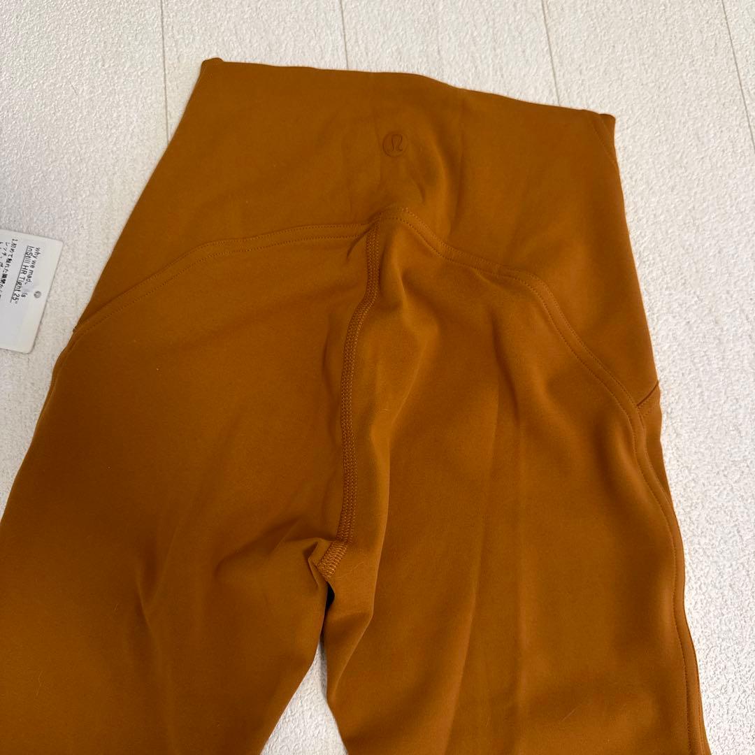 ルルレモン　新品タグ付き　サイズ0 ブラウン ヨガパンツ