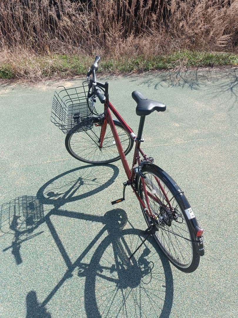 レッドシティサイクル 前バスケット付き ２７インチ (引き取り限定)