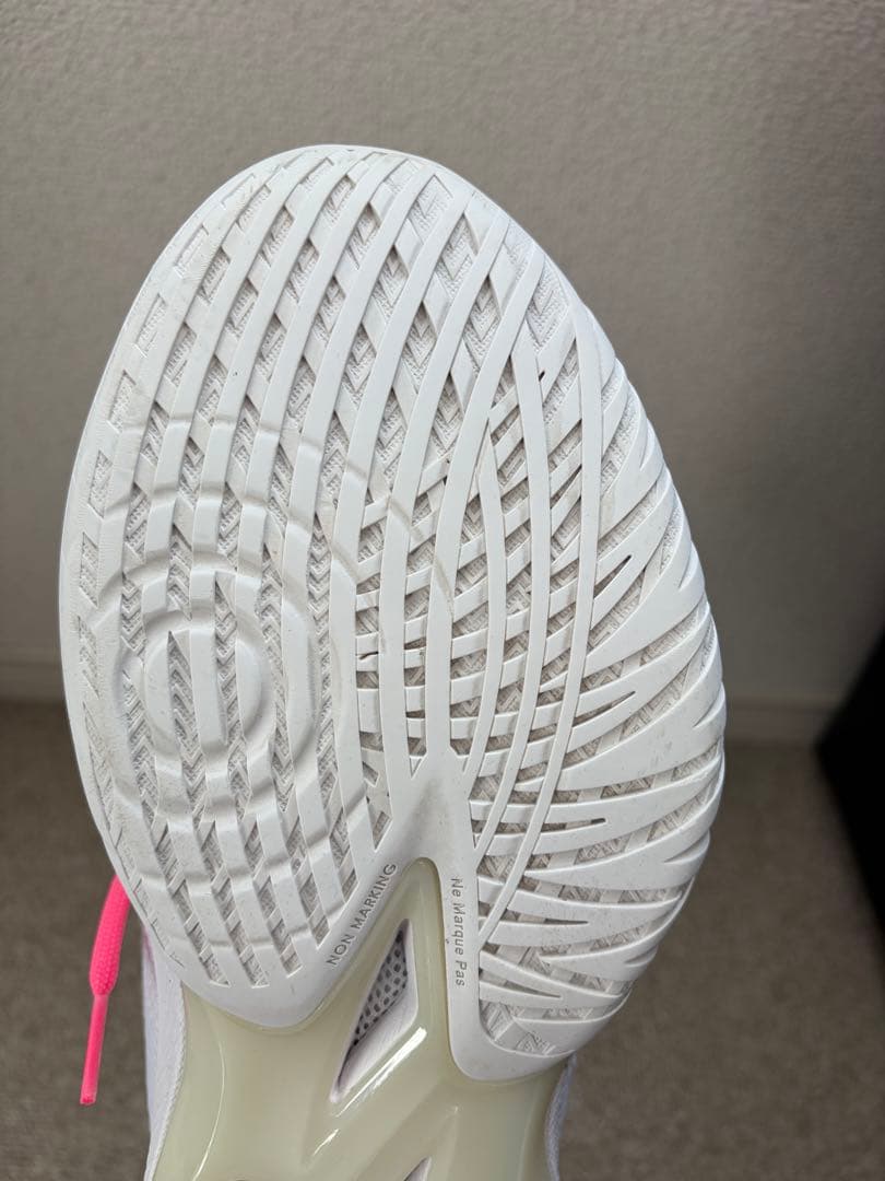 【レア】asics GLIDE NOVA FF3 バッシュ　白プレミア紫
