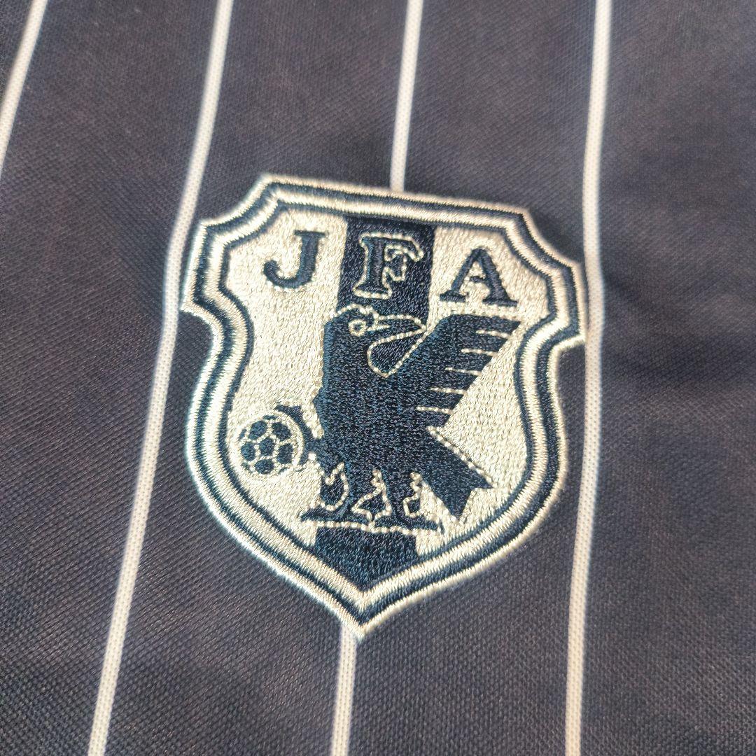 日本代表 ユニフォーム サッカーシャツ ネイビー ストライプ 半袖 シャツ