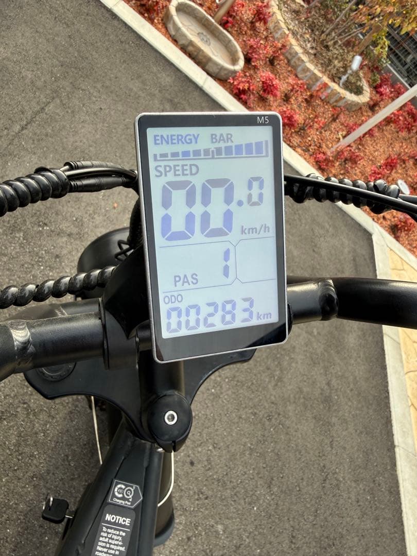 【低走行283km・2025年購入】OUXI V8 付属品多数 ファットタイヤ