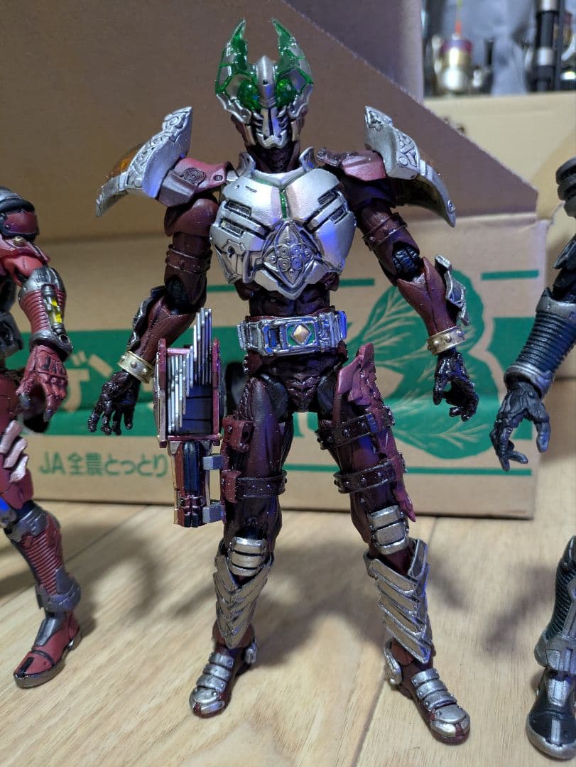 SIC仮面ライダー555 フィギュア 6体セット ウルフオルフェノク付き