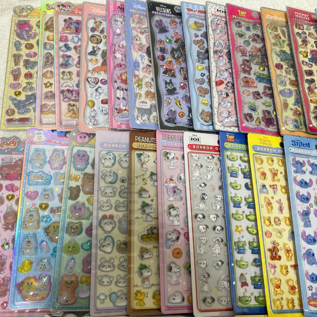 【正規品】ボンボンドロップシール プチドロ ❤︎ ディズニー　まとめ売り