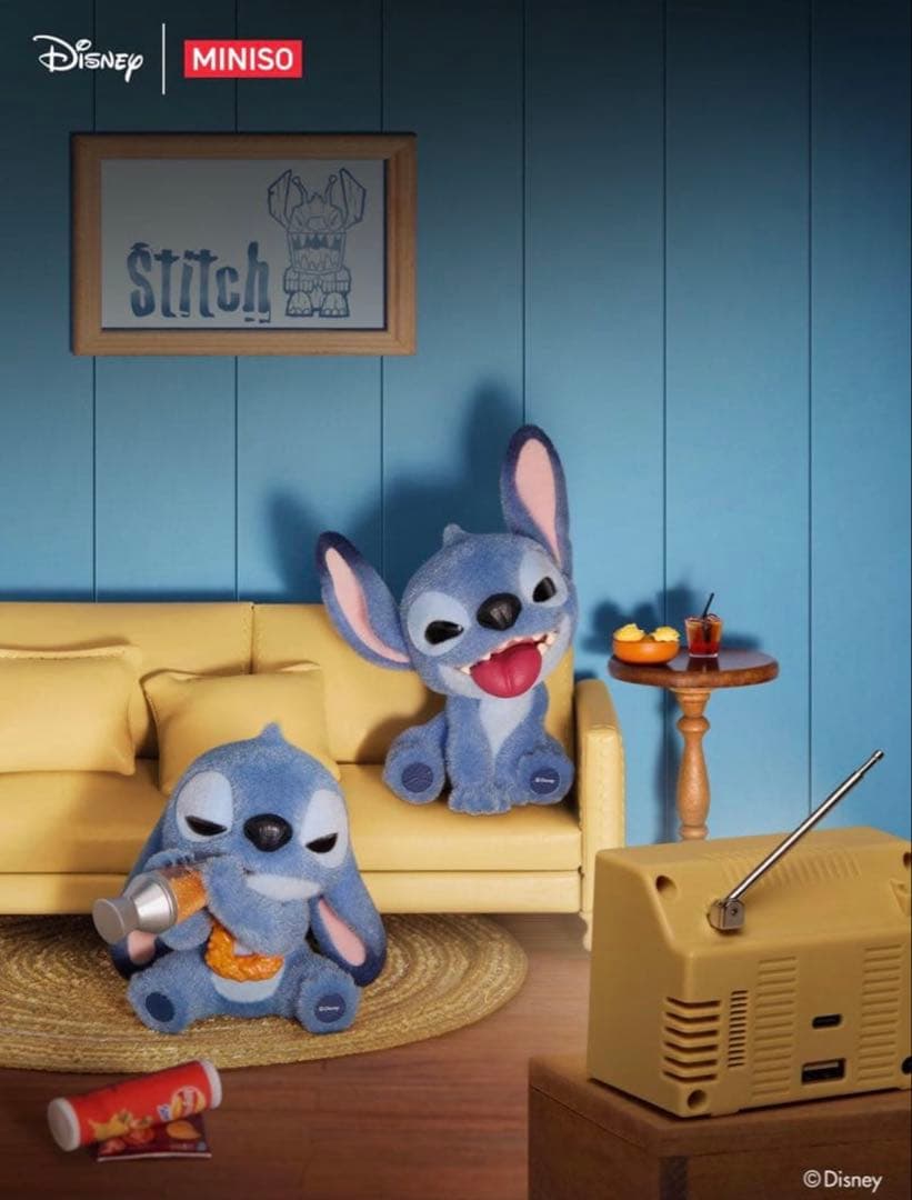 Stitch miniso Ohana means family スティッチ