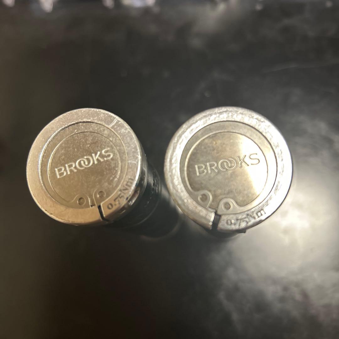 Brooks スレンダー　レザーグリップ ブラック　130mm