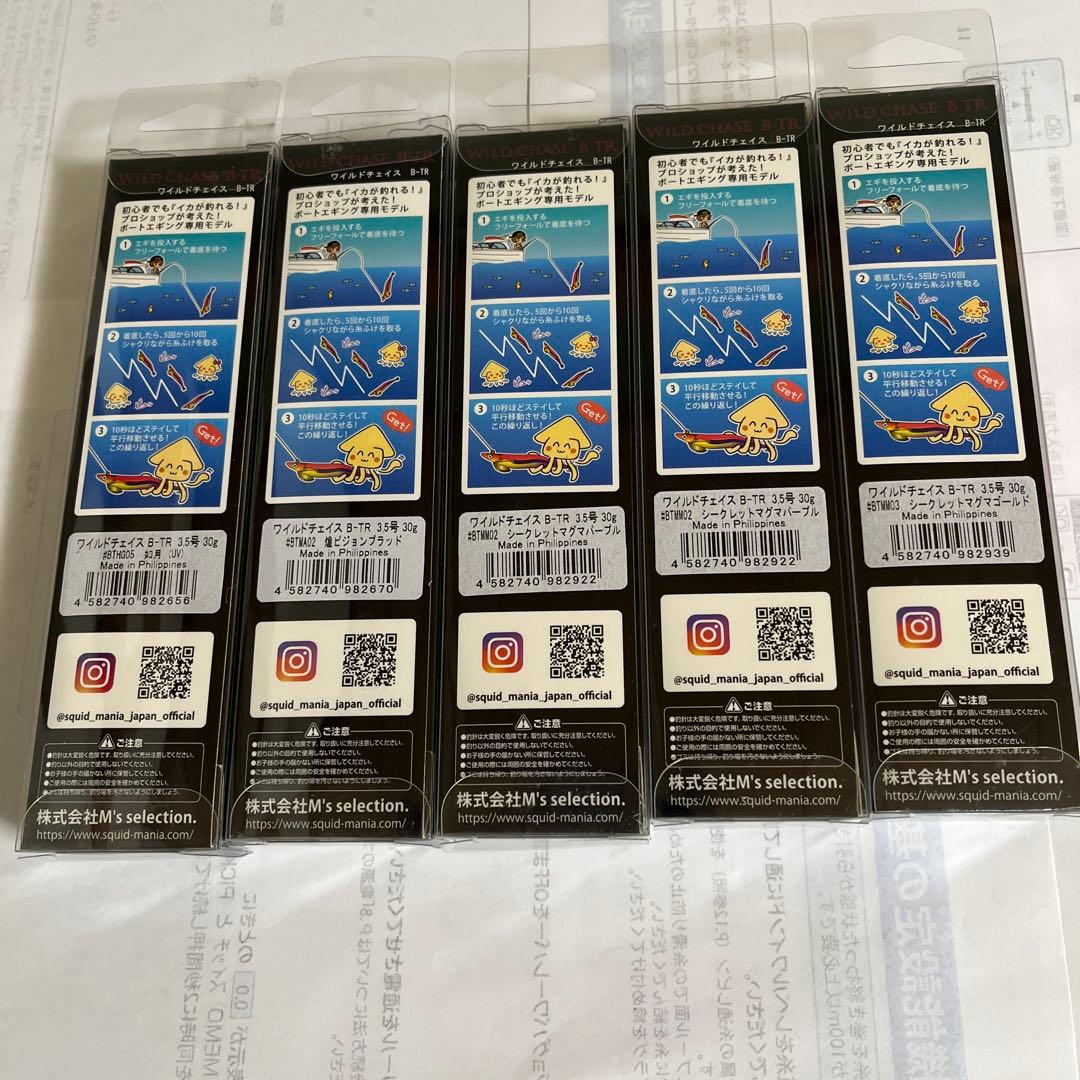 ワイルドチェイスB-TR 特注カラー3.5号30g5本